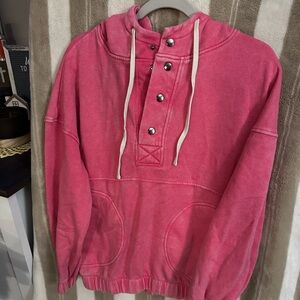 Zenana hot pink hoodie